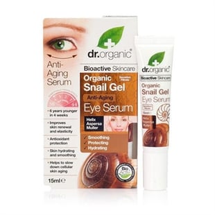 Dr. Organic, Snail Gel Eye Serum, 15 Ml.