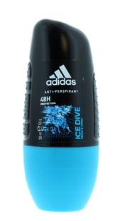 Adidas 50ml Roll On Anti Perspirant For Men Ice Dive  