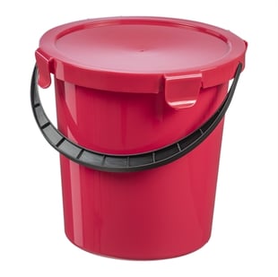 Berry bucket w/lid 5 l. Scharlachrot