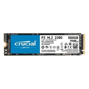 Hårddisk Crucial CT500P2SSD8 500 GB SSD M.2