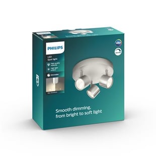 Philips Dimmbare LED Star Dreier-Spotleuchte