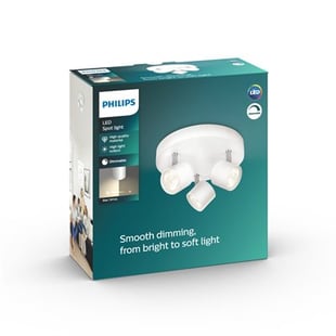 Philips Dæmpbar LED Star med tredobbelt spot