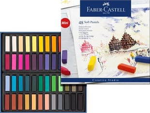 Faber-Castell - Softpastellkreiden mini, 48er Etui (128248)