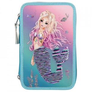 Top Model - Fantasy Model - Triple Pencil Case w/Sequins - Mermaid (410978)