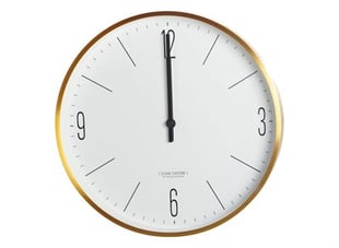 House Doctor - Wall Clock Couture - Gold/Copper (200)