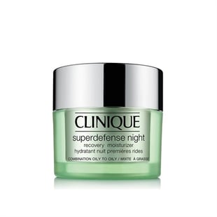 Clinique Superdefense Night Recovery Moisturizer 50ml Combination Oily To Oily - Skin Types