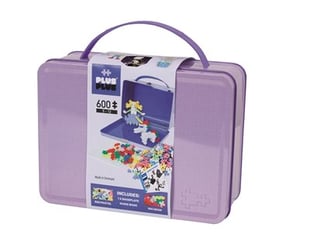 Plus Plus - Mini Pastel - Suitcase Metal Purple, 600 pc (7003)