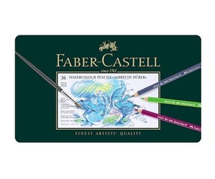 Faber-Castell - Albrecht Dürer Akvarel farveblyanter - Metalæske med 36 stk