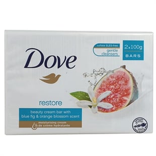 Dove Bar Soap 2X100G Blue Fig & Orange Blossom Scent