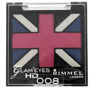 Rimmel London Glam Eyes Hd Eye Shadow Quad 2.5G True Union Jack