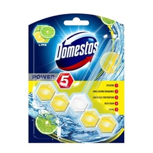 Domestos Power 5 toalettblock Lime 55g