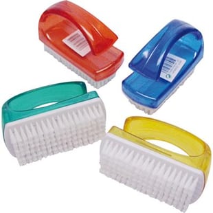 Hand Wash Brush Opened Handle Trend Colours 9X6cm