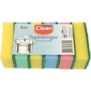 Sponge Clean For Kitchen 6 st 85X55X30Mm