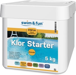 Swim & Fun Klor Starter Fast Dissolving Granules 5 kg 