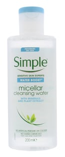 Simple 200ml Water Boost Micellar Face Cleaner
