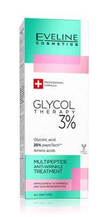 Eveline Glycol Therapy 3% Multipeptide Anti-Wrinkle Treatment 18ml