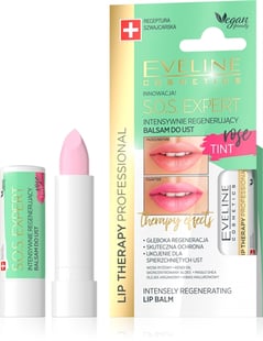 Eveline Lip Therapy Professional S.O.S. Expert Lip Balm Tint Rose