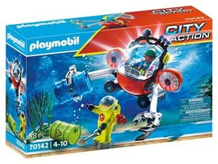 Playmobil Sjönöd: Miljöräddare med u-båt (70142)