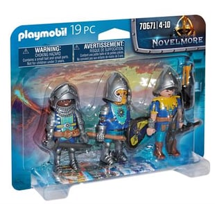 Playmobil 3-pack Novelmore-riddare (70671)