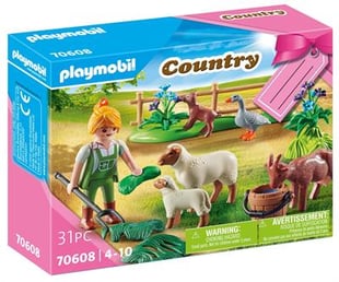 Playmobil Geschenkset "Bäuerin mit Weidetieren" (70608)