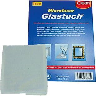 Elina Clean Microfibreklud Til Glas/Spejle 30 X 30 Cm    
