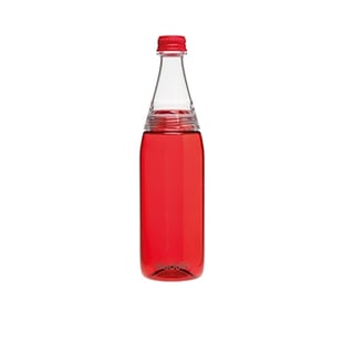 Fresco Twist&Go vandflaske 0.7L, rød