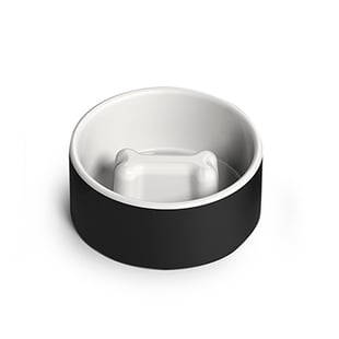 Hundeskål Cooling keramik Ø15 cm, sort