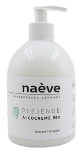 Naève 85 % alcocreme 522ml med mild duft af agurk