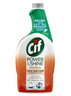 Cif Power & Shine Kitchen Återanvändbar flaska 700ml