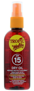 Tropic By Malibu 100ml SPF 15 Dry Oil