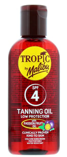 Tropic By Malibu 100ml SPF 4 Oil Passion