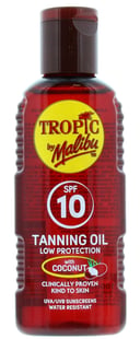 Tropic By Malibu 100ml SPF 10 Tanning Oil