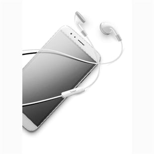 AUX Earplugs Voice Classic - Smartph/Tablets - Hvid   