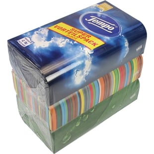 Tempo Tissues in Box 4-layer Assorted 3x80pcs