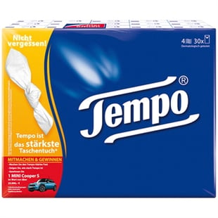 Tempo Tissues 30X10 4 Layers