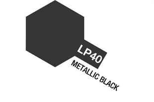 Tamiya Lacquer Paint LP-40 Metallic Black