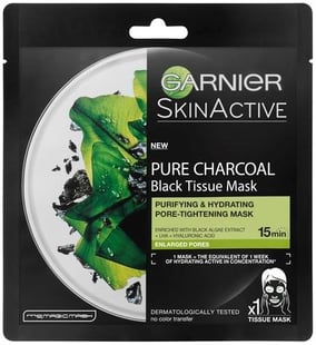 Garnier - Face Pure Charcoal Black Tissue Mask Black Algae - Bundle