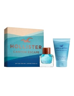 Hollister - Canyon Escape for Him EDT 50 ml + Hair & Body Shampoo 100 ml - Gift Set