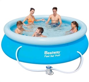 Bestway  Fast Set Pool 305x76cm med pumpe - 3638 Liter