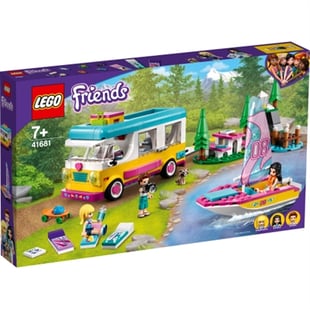LEGO Friends Husbil och segelbåt i skogen (41681)