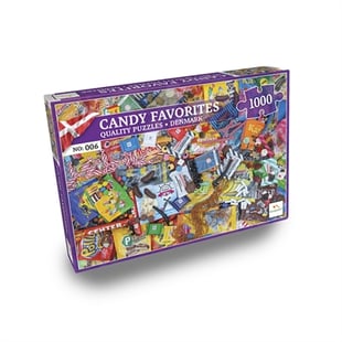 Nordic Quality Puzzles - Candy Favorites (1000 Pieces)