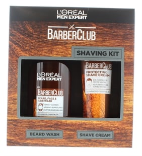 L'Oreal Men Expert Barber Club Beard Shampoo 200 Ml + Shaving Foam 150 Ml   
