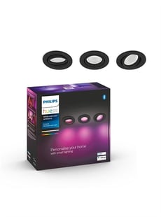  Philips Hue White and Color ambiance Centura indbygningsspots 3-pak 3 stk 