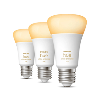 Philips Hue White ambiance 1-pack E27 3 st Bunt