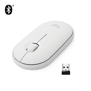 LOGITECH Pebble M350 Wireless Mouse - OFF-WHITE