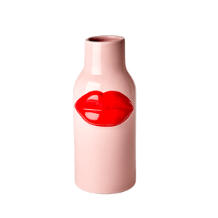 Rice - Ceramic Vase - Red Lips Large