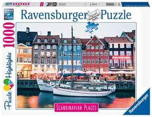 Ravensburger - Puzzle 1000 - Nyhavn, Copenhagen Denmark (10216739)