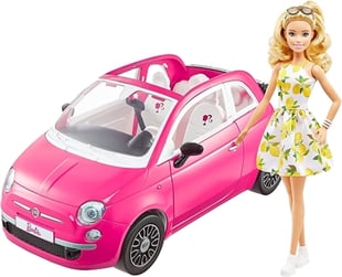 Barbie - Fiat 500 Convertible with Barbie (GXR57)