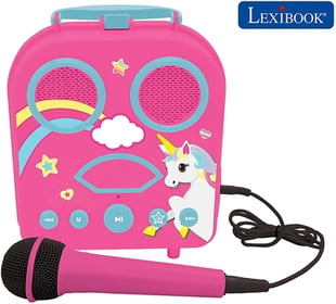 Lexibook - My Secret Portable Karaoke – Unicorn design (BTC050UNI)