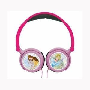 Lexibook - Disney Princesse Stereo Wired Foldable Headphone with Kids Safe Volume (HP010DP)